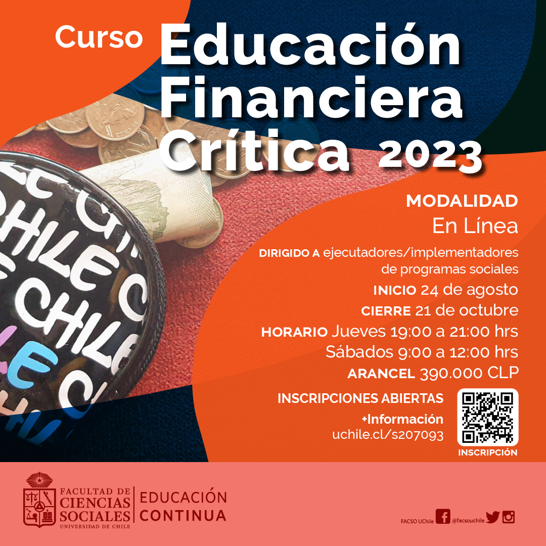 Curso/Diplomado de Extensión “Educación Financiera Critica”.