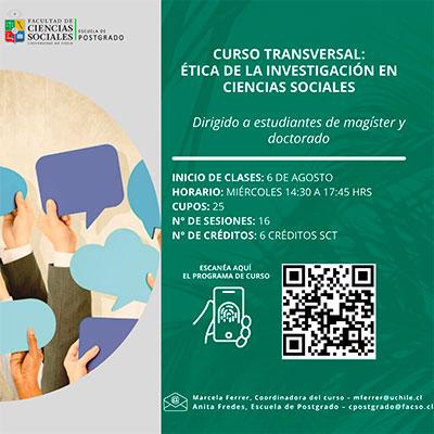 Curso Transversal: Ética de la investigación en ciencias sociales