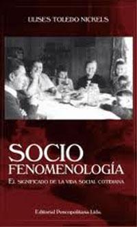 portada Socio-Fenomenología