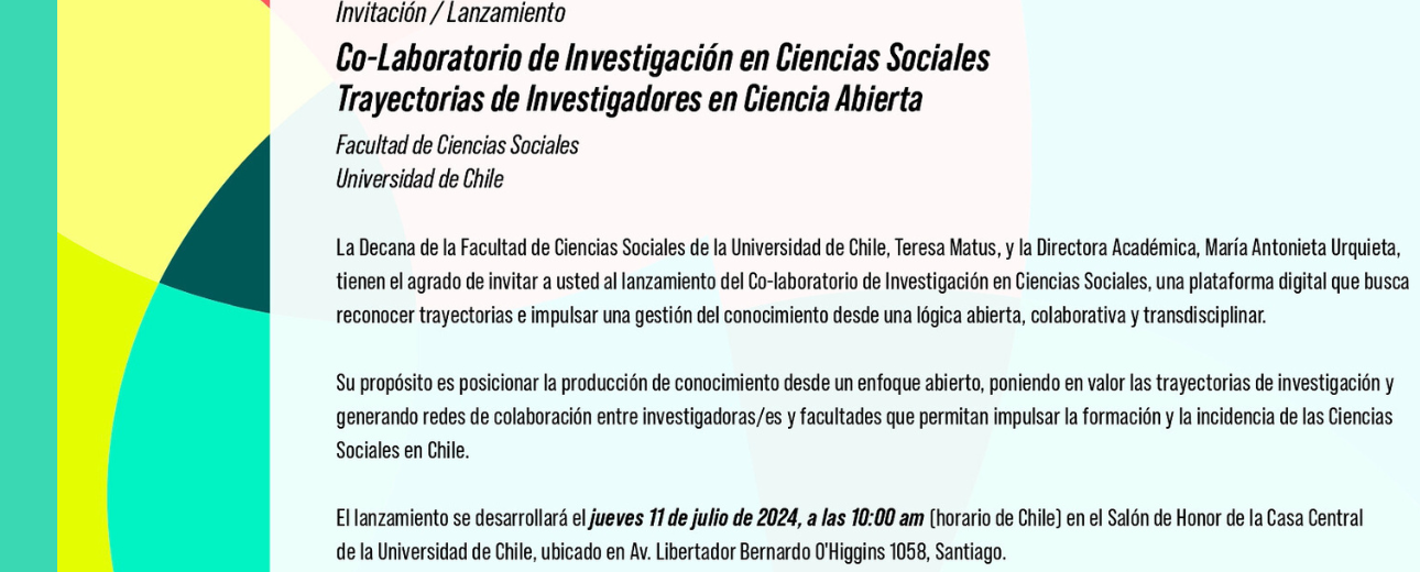 Lanzamiento de Co-Laboratorio de Ciencias Sociales para Chile