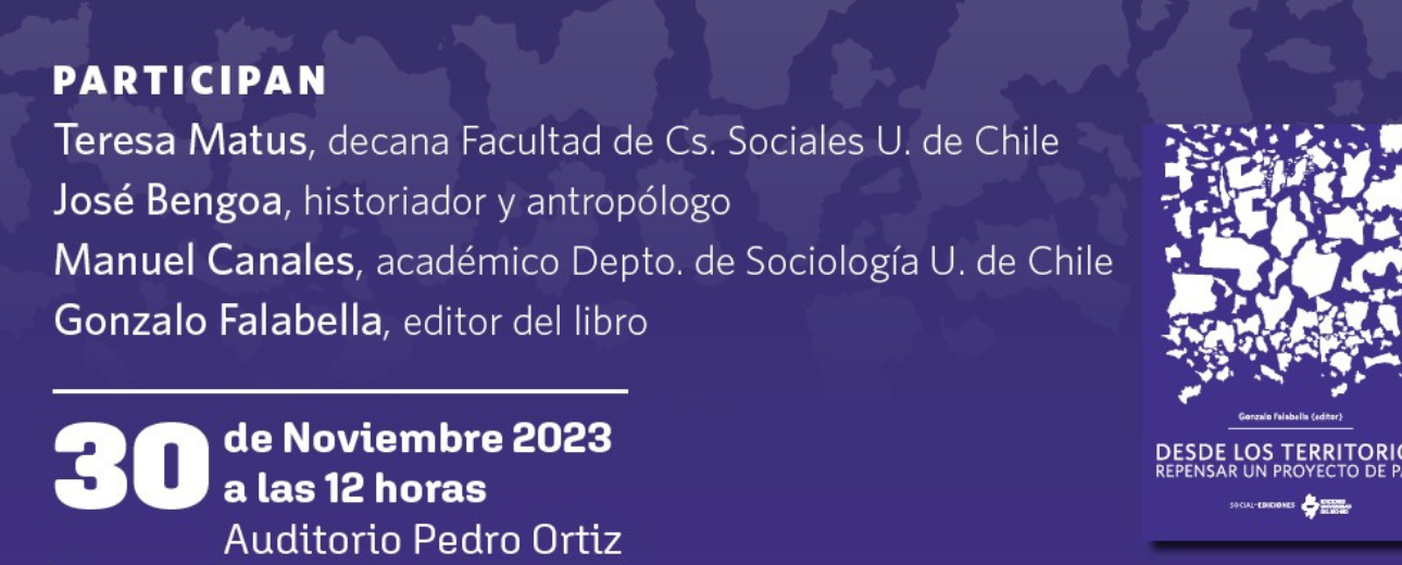 Presentación del libro "Desde los territorios. Repensar un proyecto de País"