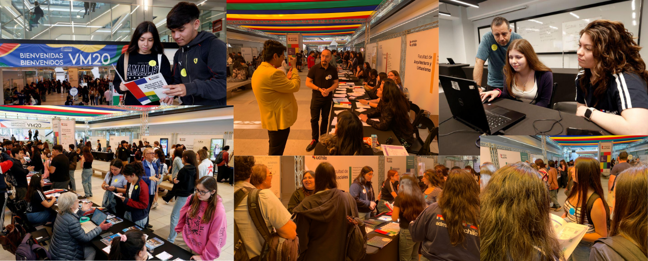 U. de Chile abre las puertas del nuevo edificio VM20 para su tradicional Feria del/la Postulante