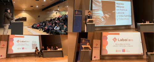 Lanzamiento de Núcleo Milenio LABOFAM investigará el impacto políticas laborales en la vida familiar y colectiva en Chile.