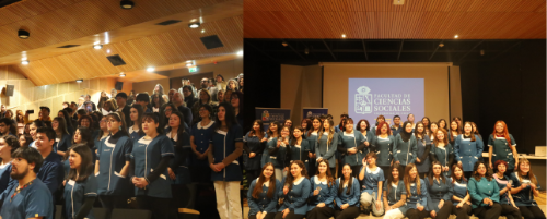Primera generación de estudiantes de Pedagogía en Educación Especial recibe su investidura de Práctica profesional.