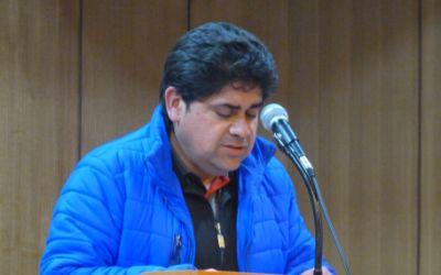 Daniel Grez, representante de los funcionarios.