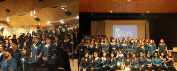 Primera generación de estudiantes de Pedagogía en Educación Especial recibe su investidura de Práctica profesional.