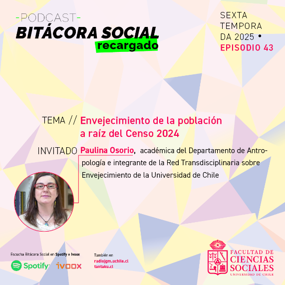 Podcast Bitácora Social analiza las implicancias sociales del Censo 2024 marcado por tendencia a un mayor envejecimiento.