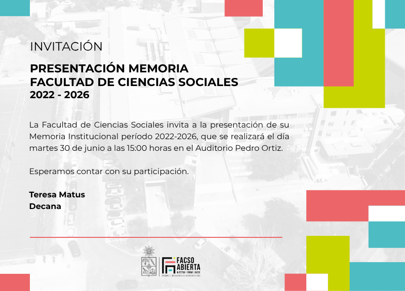 Presentación de la Memoria de Facultad de Cs. Sociales 2022-2026.