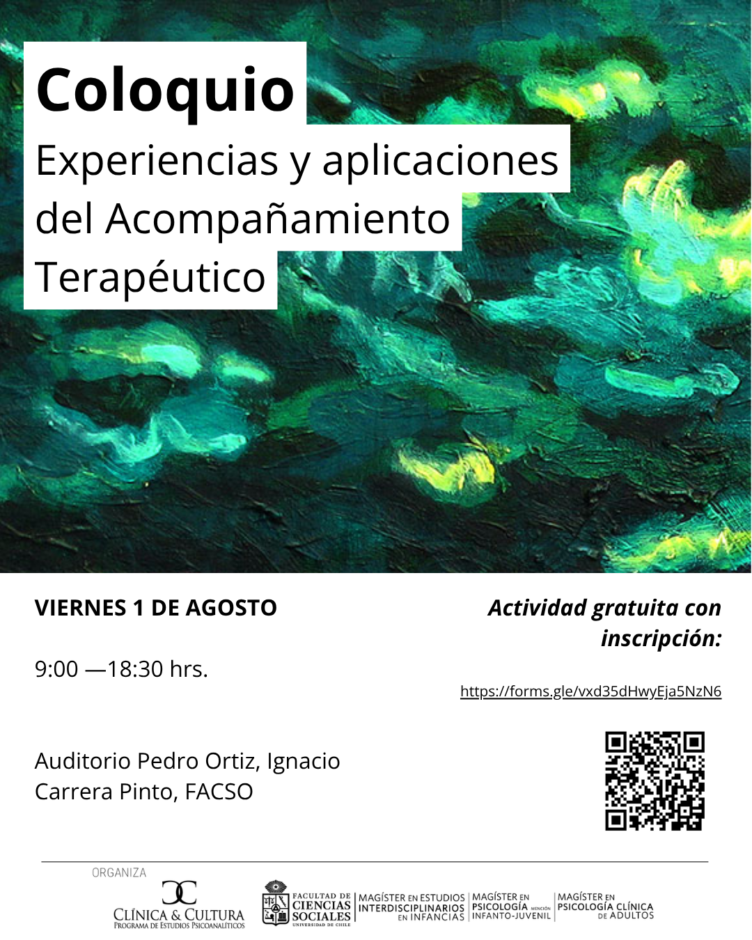 Coloquio “Experiencias y aplicaciones del Acompañamiento Terapeútico”.