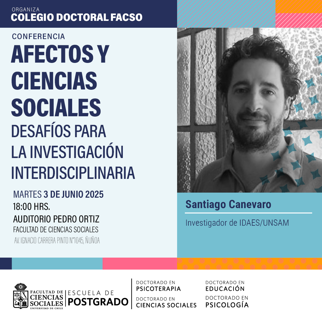 Conferencia “Afectos y Ciencias Sociales. Desafíos para la investigación interdisciplinaria”.