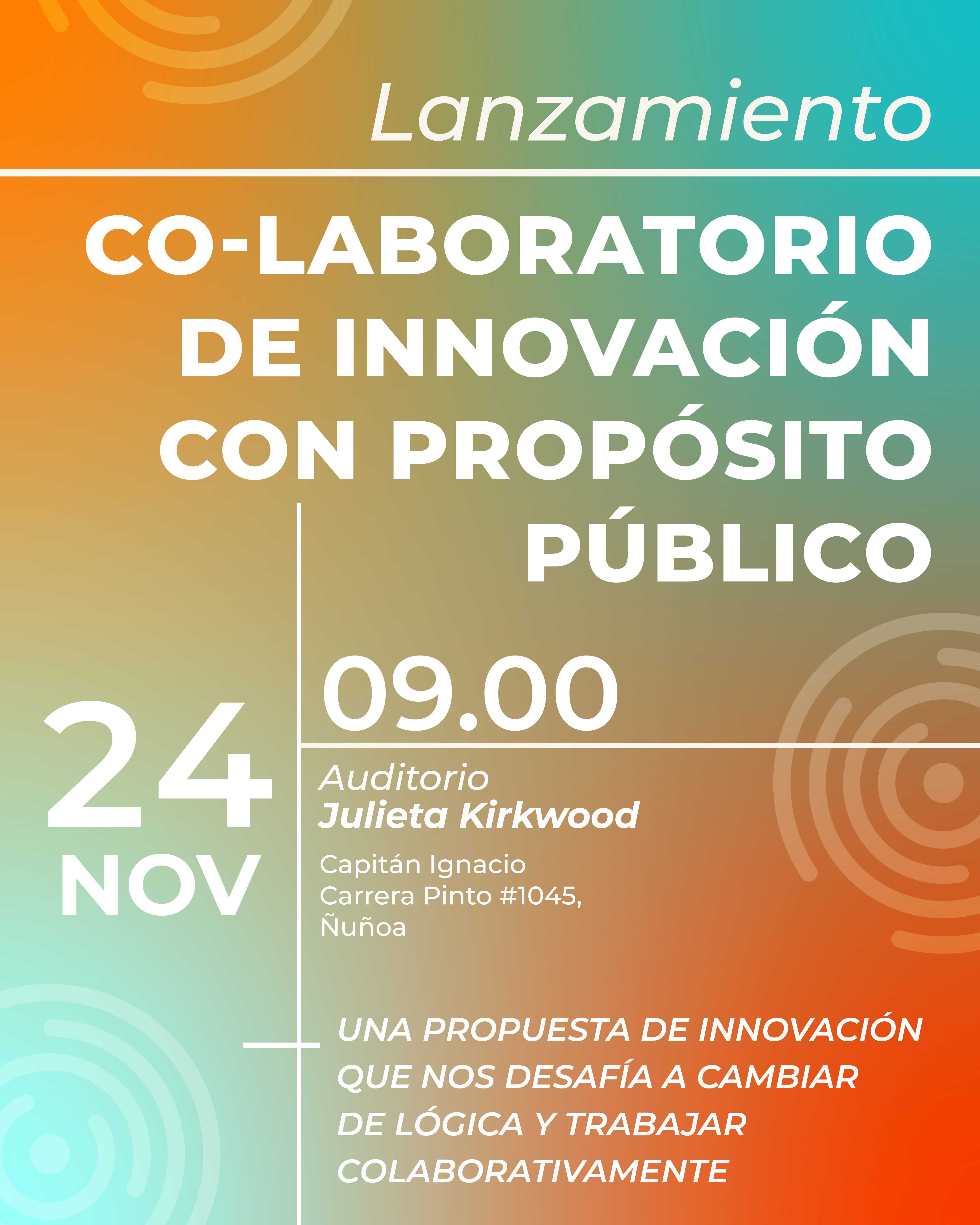 Lanzamiento Co-Laboratorio de Innovación con Propósito Público (CLIPP).