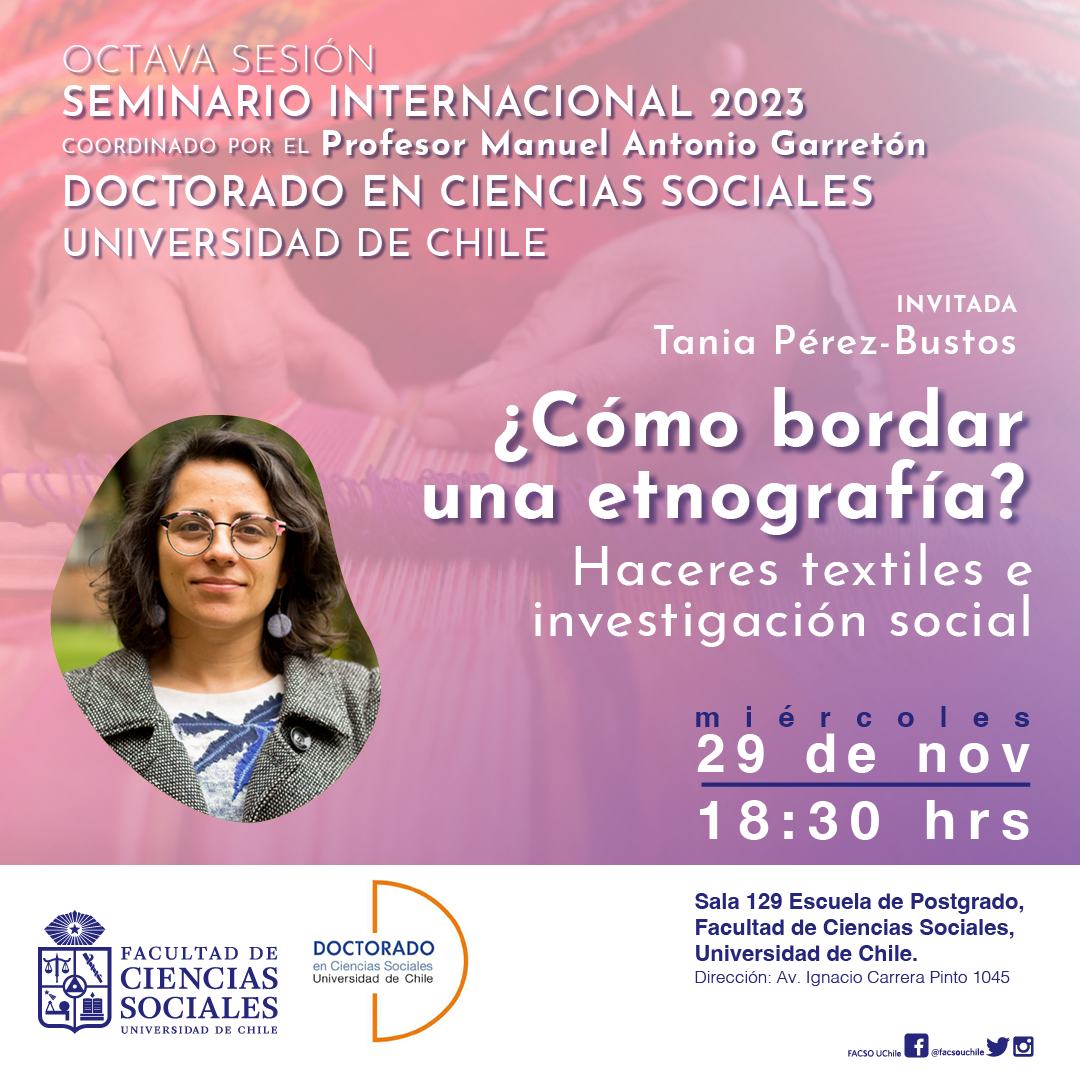 Octava sesión del Seminario Internacional del Doctorado en Cs. Sociales.